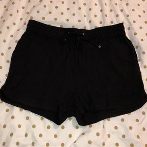 Black soft shorts
